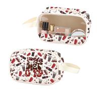 Diet Drinks Clear Makeup Bag I Need A Diet Drinks PU Leather Cosmetic Bag Fizzy Drink PVC Toiletry Bag Soda Lover Gift (Need Diet PU)