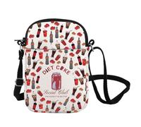 Diet Drinks Crossbody Bag Fizzy Drink Lover Gift Soda Addict Shoulder Bag Coke Lover Messenger Bag Vodka Drinker Gift (COKE Club FULL CB UK)