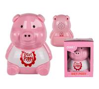 Diet Piggy Fridge Alarm with Light Sensor - Oinking Snack Reminders & Grunt Sounds, Funny Secret Santa Gift