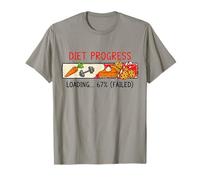 Diet Progress Failure Humor Christmas Festive Gym T-Shirt