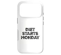 Diet Starts Monday Case for iPhone 17 Pro