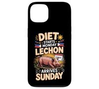 Diet Starts Monday Lechon Arrives Sunday Pinoy Food Case for iPhone 13