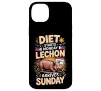 Diet Starts Monday Lechon Arrives Sunday Pinoy Food Case for iPhone 14 Plus