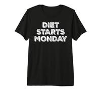 Diet Starts Monday Physical Transformation Cute Premium T-Shirt