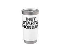 Diet Starts Monday Stainless Steel Insulated Tumbler