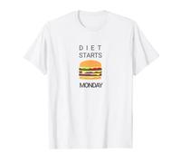 Diet Starts Monday T-Shirt T-Shirt