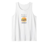 Diet Starts Monday T-Shirt Tank Top