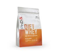 Diet Whey Protein Powder Salted Caramel 1KG PhD Nutrition Light Brown 2kg