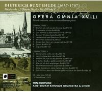 DIETERICH BUXTEHUDE: OPERA OMNIA XVIII - VOCAL WORKS, VOL. 8 NEW CD