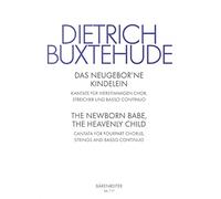 Dietrich Buxtehude: Das neugeborne Kindelein (PA): SATB: Score and Parts