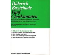 Dietrich Buxtehude: O Gott, Wir Danken Deiner Guet (Score). Sheet Music for Solo Voices, SSATB Choir, 2 Violins, Cello, Bas...