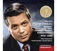 Dietrich Fischer-Dieskau chante Mahler et Wolf.