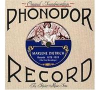 Dietrich,Marlene - Records 1928-33