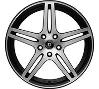 Diewe Wheels - DIEWE Aluminium Wheelchair, Width: 6.5, Diameter: 16 Hole Circle: 120, Color: Nero mecanizar