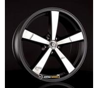 Diewe Wheels - DIEWE Aluminium Wheelchair, Width: 8, Diameter: 18 PCD: 108, Color: neroinox