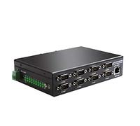DIEWU 8 Ports RS232 RS485 RS422 to Ethernet TCP/IP Converter Multiple Serial Device Server Switch Modbus Gateway