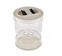 dieyyuca Pickle and Olive Hourglass Jar, Pickle Flip Jar Separated From Wet and Dry, Pickle Jar with Strainer Flip, Separator