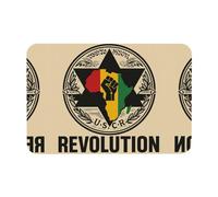 DIEzig A Raised Fist Printing 15.7x23.6in Diatomaceous Mat, Autumn Soft Floor Mat, Shower Cushion,Anti Slip Rubber Back