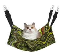 DIEzig Abstract Green Snake Medium Cage Hammock Hanging Soft Bed For Kitten,Ferret,Puppy Or Small Pet