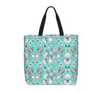DIEzig Beautiful Starfish 1-Pack Economical 15.7"X19.6" Tote Bags, Lightweight Largereusable Grocery Shopping Cloth Bags