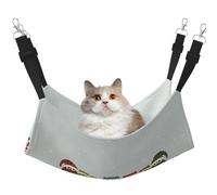 DIEzig Cute Christmas Owls On Branch Medium Cage Hammock Hanging Soft Bed For Kitten,Ferret,Puppy Or Small Pet
