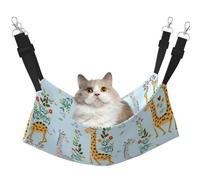DIEzig Cute Giraffe Flowers Medium Cage Hammock Hanging Soft Bed For Kitten,Ferret,Puppy Or Small Pet