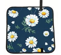 DIEzig daisy' Printed Compact Foldable Sitting Pad Oxford Base, Portable Cushion for Fishing Sports Events
