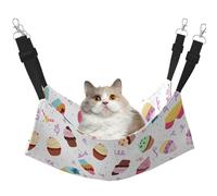 DIEzig Delicious Cupcakes Medium Cage Hammock Hanging Soft Bed For Kitten,Ferret,Puppy Or Small Pet