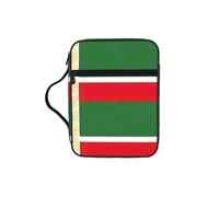DIEzig Flag of the Chechen Republic Printed Bible Storage Organizer Bag with Multi-Pockets Versatile Carry Bag for Book Tablet & Pen