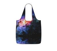 DIEzig Galaxy in The Universe Printed Foldable Tote Bag for Shopping, Reusable Grocery Bag, Lightweight Compact Travel Bag