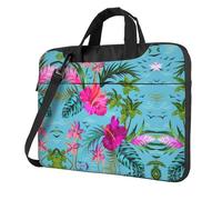 DIEzig Hello Hawaii Print Laptop Bag Oxford Cloth Shoulder Tote Soft Fabric Comfortable Padded Case For Everyday Use