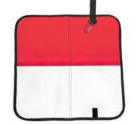 DIEzig Indonesian flag Printed Compact Foldable Sitting Pad Oxford Base, Portable Cushion for Fishing Sports Events