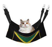 DIEzig Jamaican Flags Medium Cage Hammock Hanging Soft Bed For Kitten,Ferret,Puppy Or Small Pet