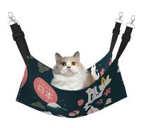 DIEzig Japan Map With Cultural Symbo Medium Cage Hammock Hanging Soft Bed For Kitten,Ferret,Puppy Or Small Pet