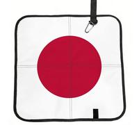 DIEzig Japanese flag Printed Compact Foldable Sitting Pad Oxford Base, Portable Cushion for Fishing Sports Events