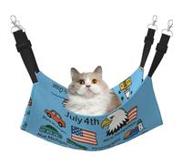 DIEzig July Fourth Usa States Symbol Medium Cage Hammock Hanging Soft Bed For Kitten,Ferret,Puppy Or Small Pet