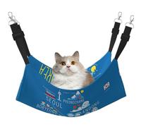 DIEzig Korean Cities And Landmarks Medium Cage Hammock Hanging Soft Bed For Kitten,Ferret,Puppy Or Small Pet