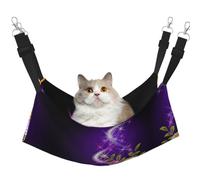 DIEzig Light Romantic Flowers Medium Cage Hammock Hanging Soft Bed For Kitten,Ferret,Puppy Or Small Pet