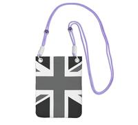 DIEzig National Flag Of The United Kingdom Printing Crossbody Phone Case For Adult Wallet Crossbody Shoulder Bag With Detachable Shoulder Strap