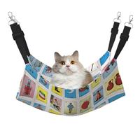 DIEzig Puzzle Pattern Medium Cage Hammock Hanging Soft Bed For Kitten,Ferret,Puppy Or Small Pet