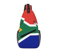DIEzig South Africa Flag Printing Cross Chest Bag Diagonally Sling Bag For Men Women Crossbody Shoulder Bag Travel Hiking Daypack