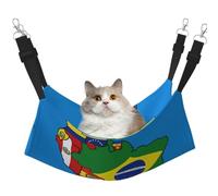 DIEzig South America Flags Map Desig Medium Cage Hammock Hanging Soft Bed For Kitten,Ferret,Puppy Or Small Pet