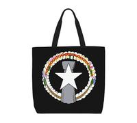 DIEzig State Emblem Of Northern Mariana Islands 1-Pack Economical 15.7"X19.6" Tote Bags, Lightweight Largereusable Grocery Shopping Cloth Bags