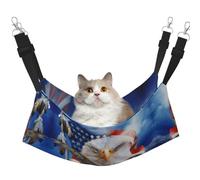 DIEzig Usa Flag Medium Cage Hammock Hanging Soft Bed For Kitten,Ferret,Puppy Or Small Pet