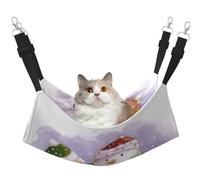 DIEzig Winter Snowman Medium Cage Hammock Hanging Soft Bed For Kitten,Ferret,Puppy Or Small Pet