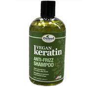 Difeal Vegan Keratin Anti-Frizz Shampoo, 354.9ml, Sulfate-Free Formula, Smoothing and Strengthening
