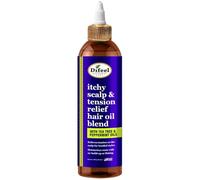 Difeel Itchy Scalp & Tension Relief Hair Oil with Tea Tree & Peppermint Oils for Braided Styles 8 oz.