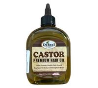 Difeel Premium 99% Natural Castor Hair Oil, Helps Promote Healthy Hair Growth, Nourishes Scalp & Strengthens Roots 235 ml