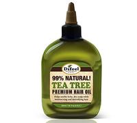 Difeel Premium Natural Hair Oil - Tea Tree Oil, For Itchy Dry Scalp, Pure Herb Formula With Vitamins, Strengthens & Repairs Hair Follicles, Eliminates Itching & Dandruff, For All Hair Types 210 ml