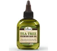 Difeel Premium Natural Hair Oil - Tea Tree Oil, For Itchy Dry Scalp, Pure Herb Formula With Vitamins, Strengthens & Repairs Hair Follicles, Eliminates Itching & Dandruff, For All Hair Types 70 g